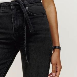 NWT Rossi Belted High Rise Bootcut Jeans